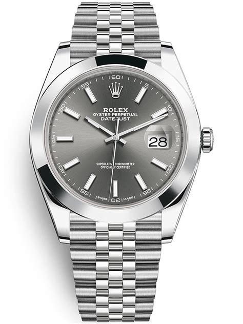 rolex day just 41 rhodium|Rolex Datejust 41 smooth bezel.